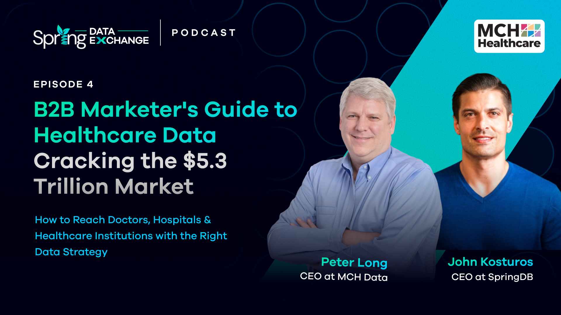 Podcast episode on healthcare data with Peter Long