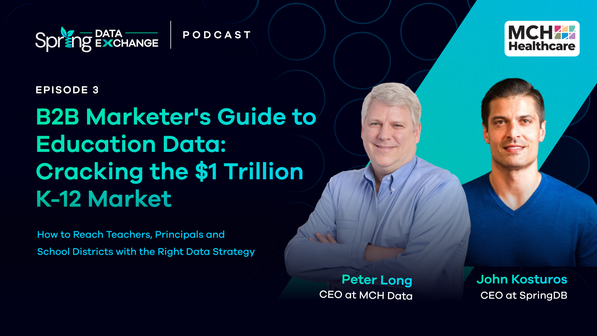 Podcast episode on education data with Peter Long